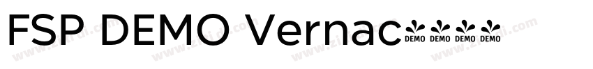 FSP DEMO Vernac字体转换 FSP DEMO Vernac字体转换